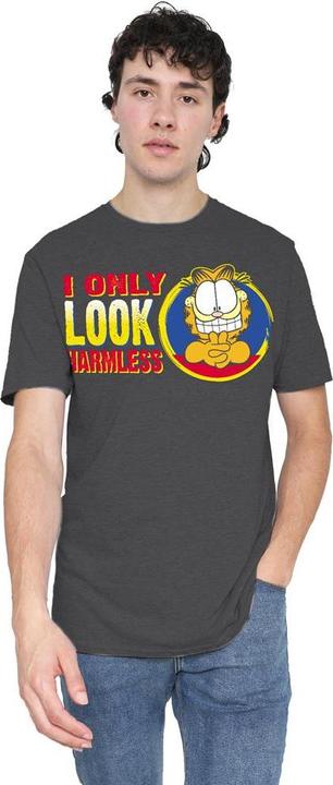Actual product image Garfield Unisex Adult I Only Look Harmless T-Shirt (L)