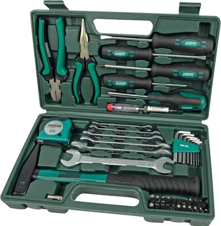 Actual product image Mannesmann Toolbox, 47 pcs. (47 pieces)