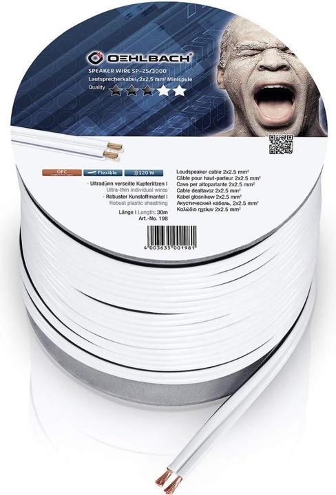 Actual product image Oehlbach SP-25 (20 m, 2.50 mm²)
