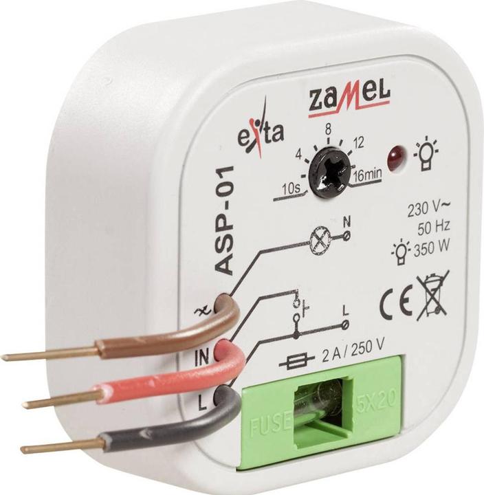 Actual product image Zamel Staircase lighting timer Built-in