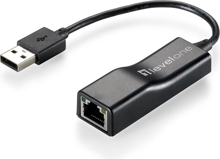LevelOne Netzwerkadapter USB-0301 2.0 10 (USB 2.0, RJ45 (1x))