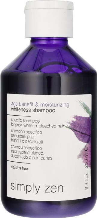 Produktbild Simply Zen Age Benefit & Moisturizing Whiteness Shampoo 250 ml (Silbershampoo, 250 ml)