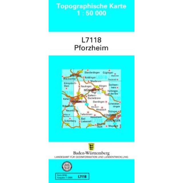 LGL BW Topographische Karten BW.Ziv.L7118 Pfor (46222881)
