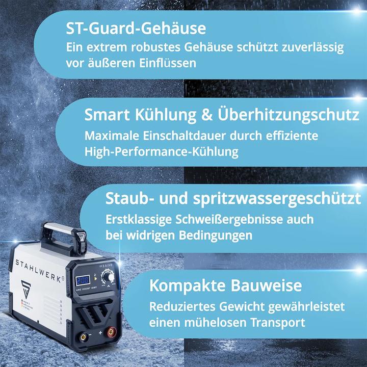 Actual product image Stahlwerk Welding machine ARC 200 ST IGBT fully equipped