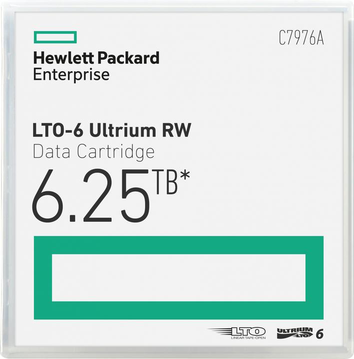 Actual product image HPE C7976a (LTO-6 Ultrium, 2500 GB)