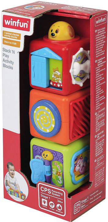 Actual product image Winfun Stackable Activity Cubes