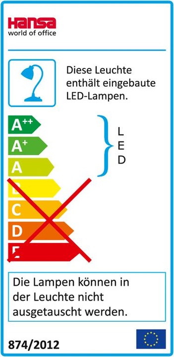 Etichetta energetica Hansa Vario Plus (741 lm)