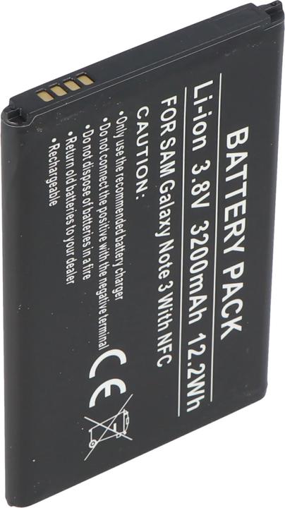 Actual product image AccuCell Battery Samsung Galaxy Note 3, Note III, B800BE, B800BU, with NFC