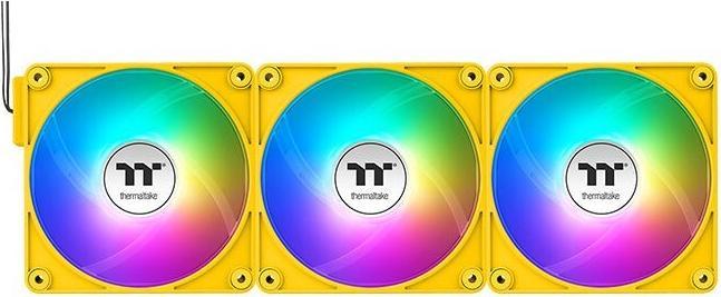 Image du produit Thermaltake TT CT140 EX ARGB Sync PC Cooling Fan 3 Pack Bumblebee (140 mm, 3 x)