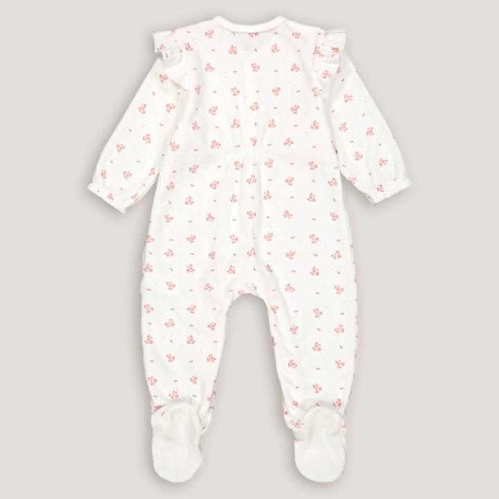 Immagine prodotto La Redoute Collections Pagliaccetto in velluto con balze e motivo floreale (60)