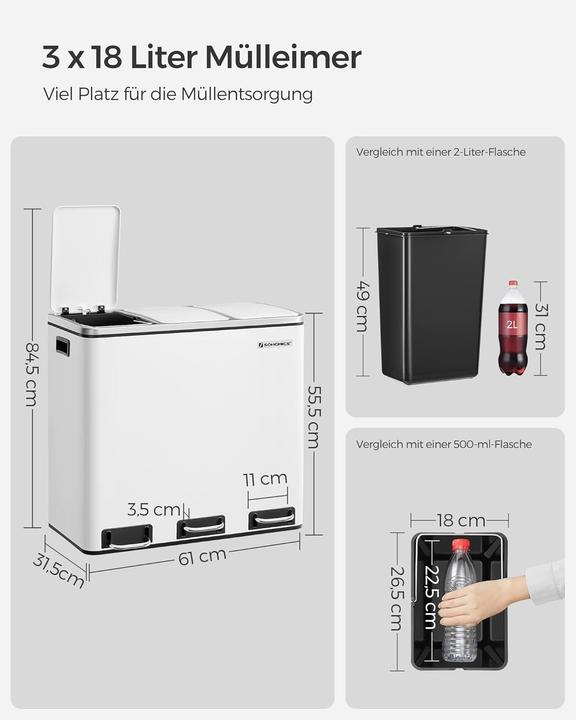 Immagine prodotto Songmics Rubbi (54 l)