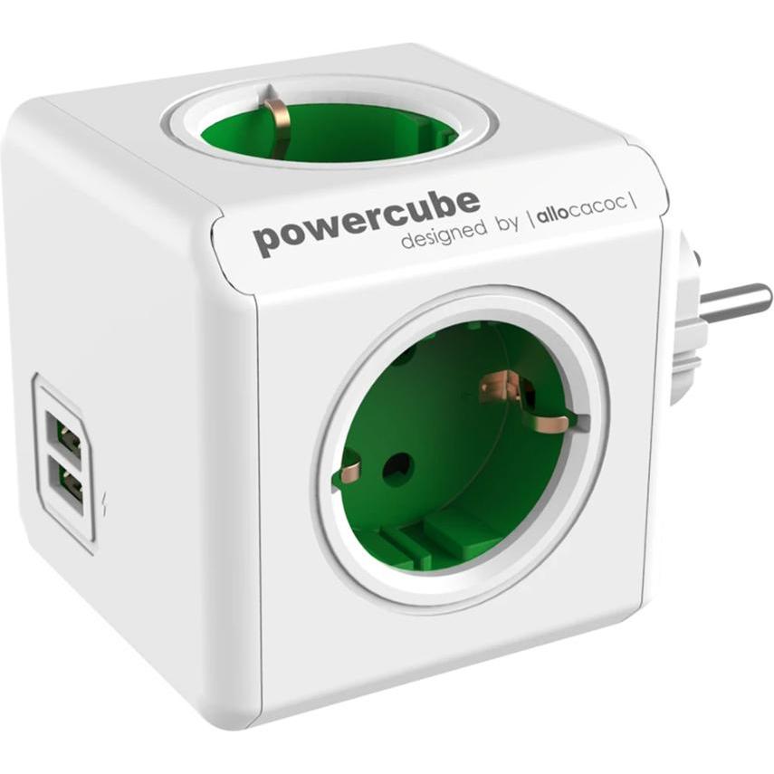 Allocacoc, Steckdosenleiste, PowerCube Original USB Type F für Extended Cubes (4 x, CEE 7/4)