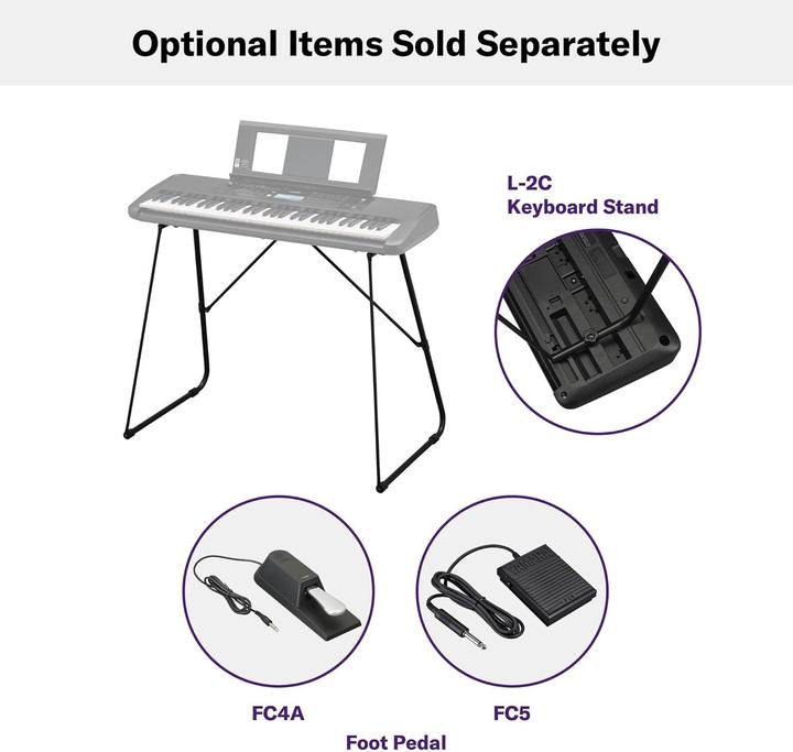 Produktbild Yamaha PSR-E383 (61 Tasten)