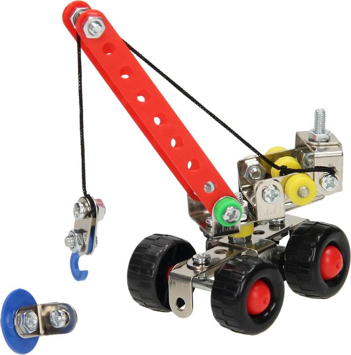 Actual product image Metal construction kit crane, 83 pcs