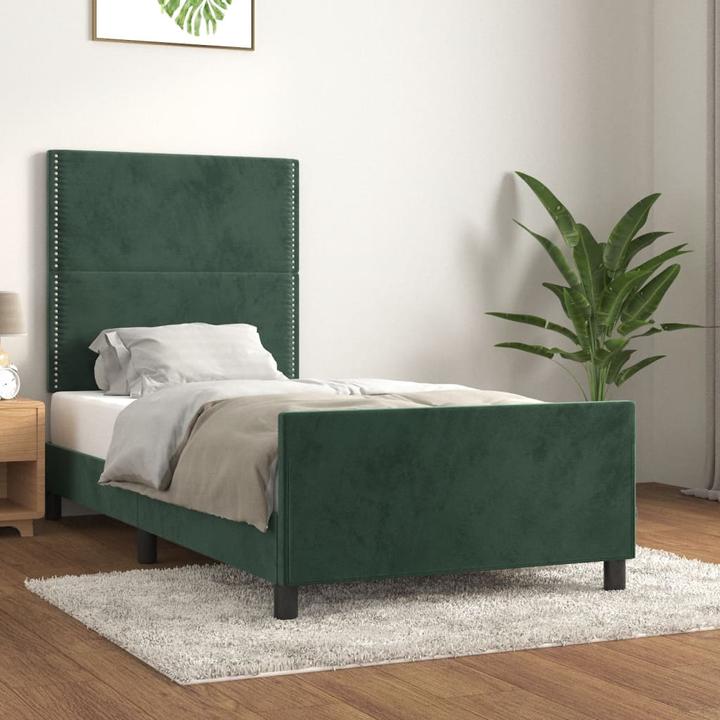 Image du produit vidaXL Bettgestell mit Kopfteil (120 x 200 cm)