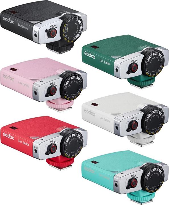Actual product image Godox Retro Lux Junior (Plug-on flash, Nikon, Canon, Olympus, Fujifilm, Pentax, Leica)