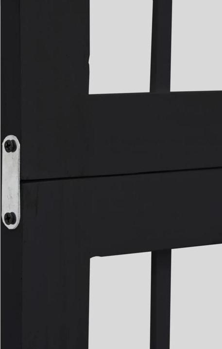 Immagine prodotto vidaXL Parete divisoria per ambienti 4 pezzi in legno massiccio nero di paulownia