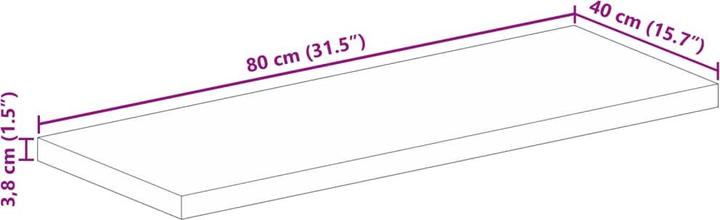 Produktbild vidaXL Tischplatte (80 x 40 cm)
