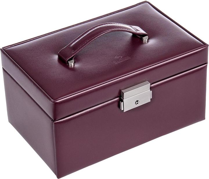 Image du produit Sacher 27.107.010.143 - Coffret à bijoux Eva New Classic, bordeaux (cuir véritable)