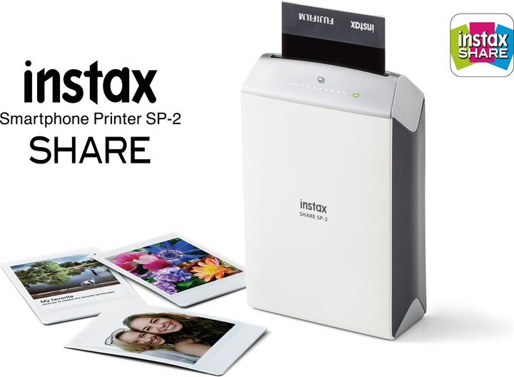Actual product image Fujifilm Instax Share SP-2 Silver (Thermal printing, Colour)
