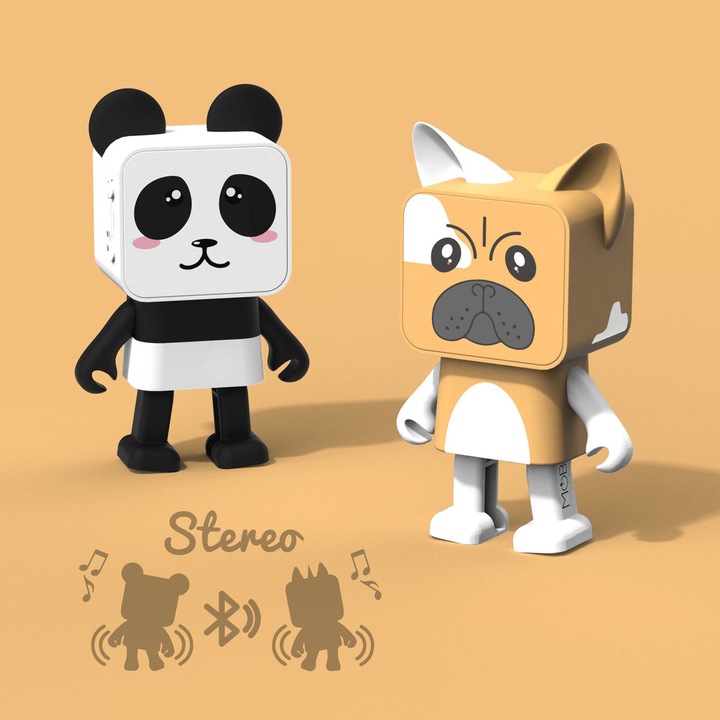 Image du produit Mobility on Board Dancing Animal speaker Bouledogue (4 h, Fonctionnement sur batterie)