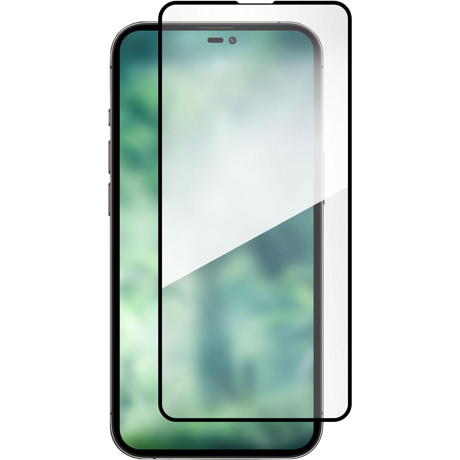 Xqisit NP Tough Glass E2E (1 Stück, Apple iPhone 14 Pro), Smartphone Schutzfolie, Transparent