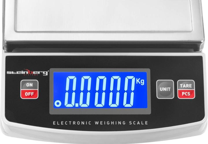 Produktbild Steinberg Digitale Tischwaage Feinwaage Präzisionswaage Küchenwaage LCD 5.000 g / 1 g