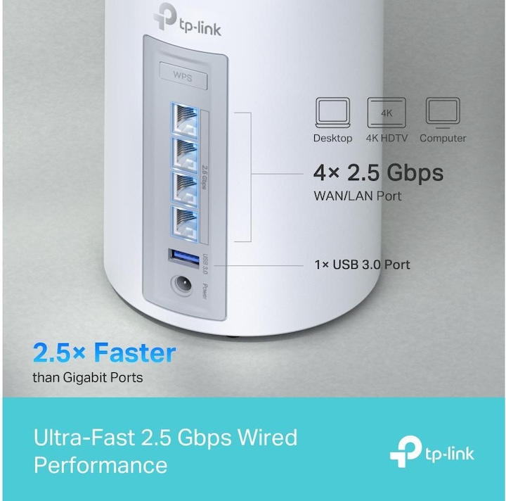 Immagine prodotto TP-Link Deco BE65 Wi-Fi 7 Mesh BE9300 (confezione da 2)