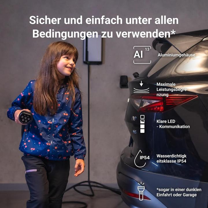 Actual product image GreenCell GC EVGC021B2250 - Wallbox, 3,6 - 22 KW, 5 m, NFC (Type 2, 22 kW, 32 A)