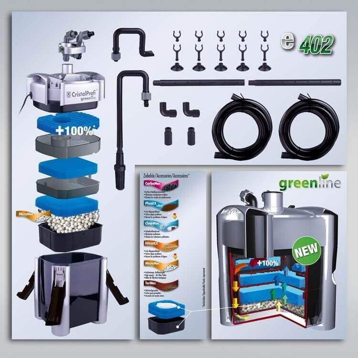 Produktbild JBL Aquaristik und Terraristik Cristalprofi (120 l, Aussenfilter, Salzwasser)