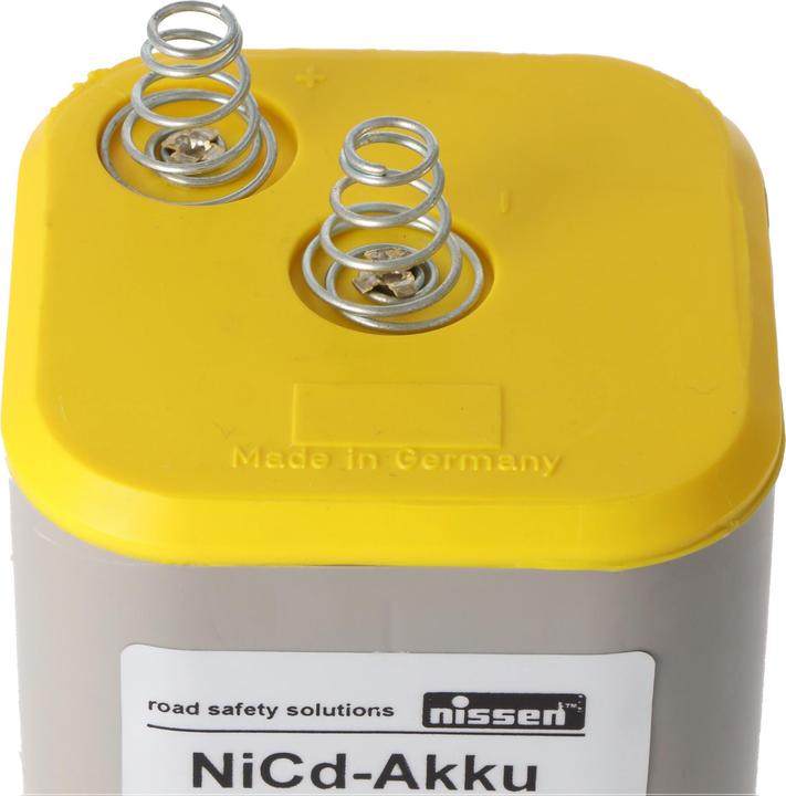 Actual product image Nissen Original Akku 4R25 NiCd 5 Volt 4,5Ah Nickel-Cadmium Akku Made in Germany (1 pcs., 4R25, 4500 mAh)