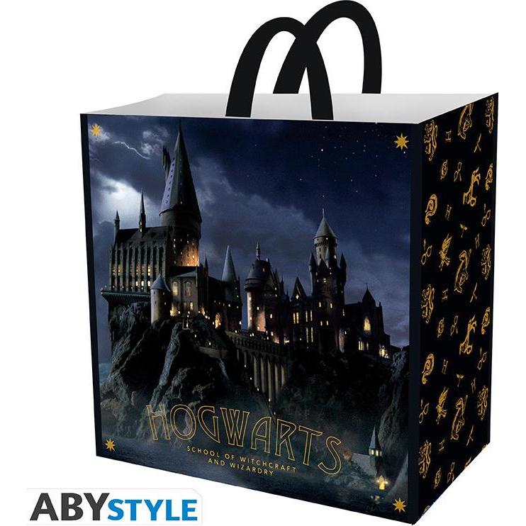ABYstyle, Borsa + Trolley da spesa, Harry Potter Shopping Bag: Hogwarts, Multicolore