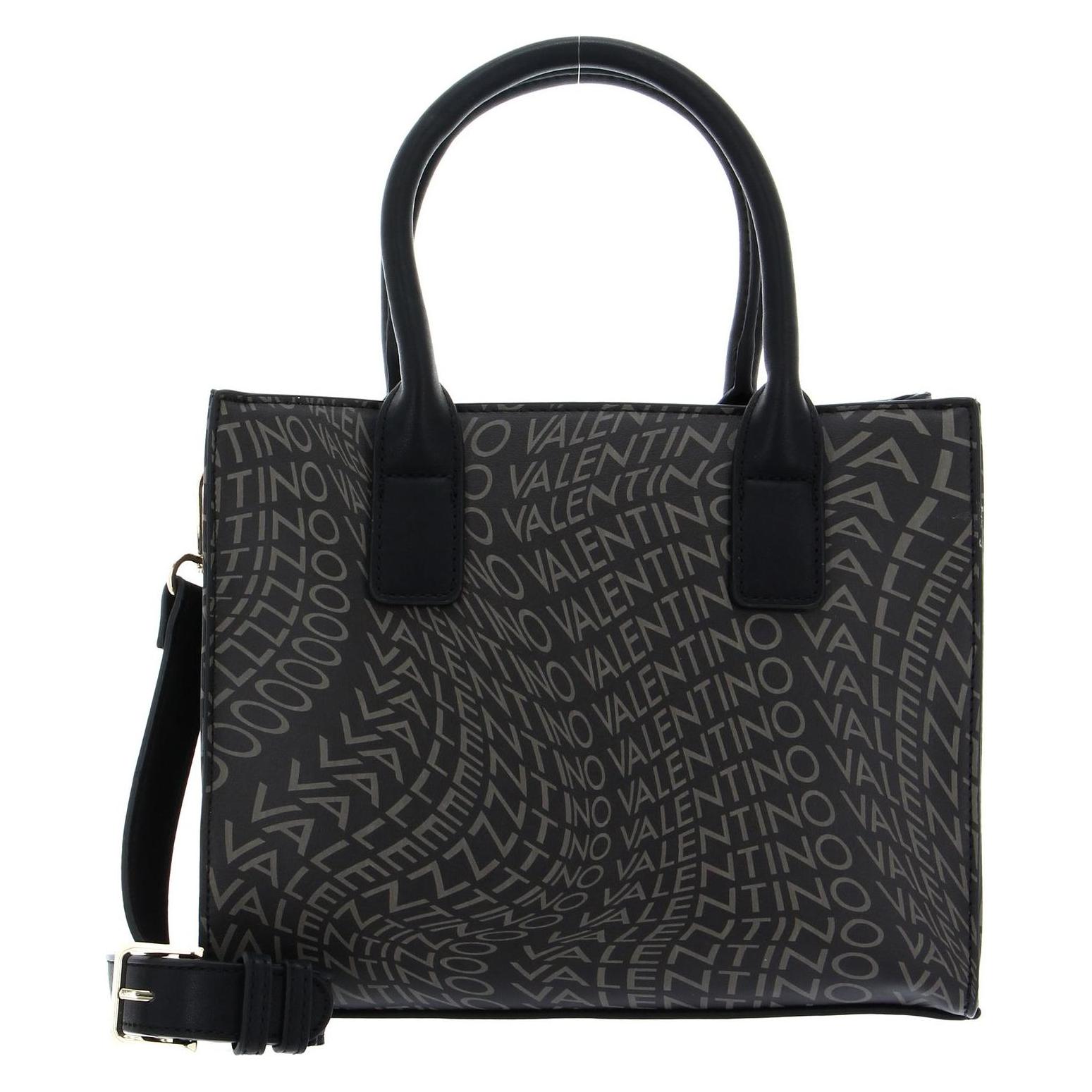 Valentino, Damen, Handtasche, Samosa Shopping Bag, Schwarz