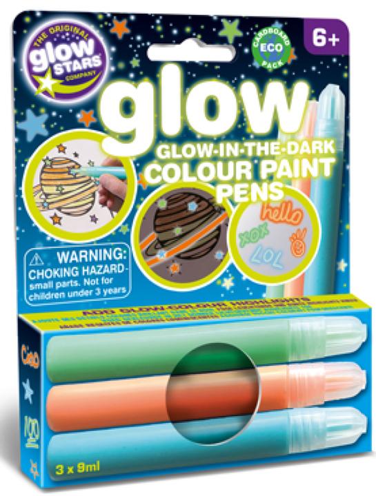 Produktbild Brainstorm Leuchtstifte Glow in the Dark farbig, 3 Stück (Mehrfarbig, 3 x)