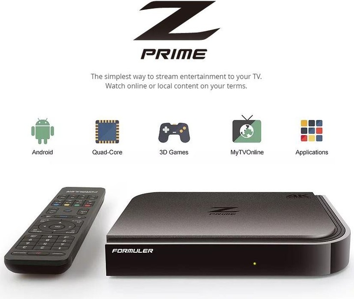 Actual product image Formuler Z Prime (8 GB, IPTV (ready))