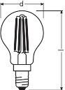 Produktbild Osram LED-Tropfenlampe (E14, 4 W, 470 lm, 1 x, E)