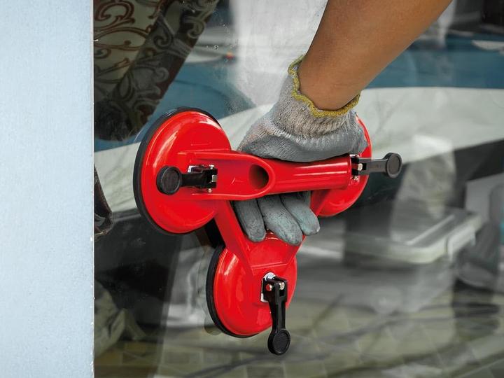 Actual product image Velleman TRIPLE SUCTION CUP - max. 100 kg (100 kg)