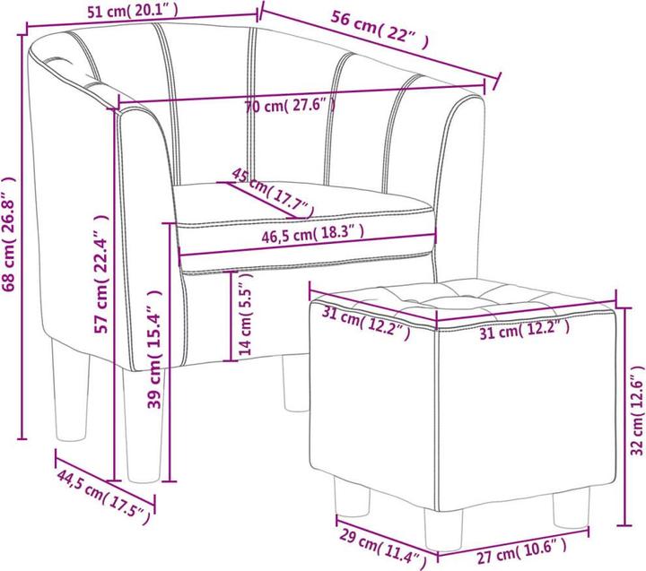 Image du produit vidaXL Clubsessel