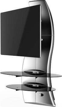 Actual product image Meliconi Ghost Design 2000 Rotation - TV wall mount - metallic silver (63", 30 kg)