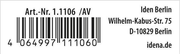 Valeurs nutritives et ingrédients Idena Classeur à anneaux Eco A4 2 anneaux bleu clair FSC-Mix (A4, 20 mm, 1 pcs)
