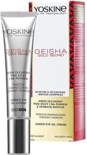 Image du produit Yoskine Geisha Gold Secret Eye and Eyes Wrinkle Cream 15ml (Fluide pour le soin des yeux, 15 ml, Jour + nuit)