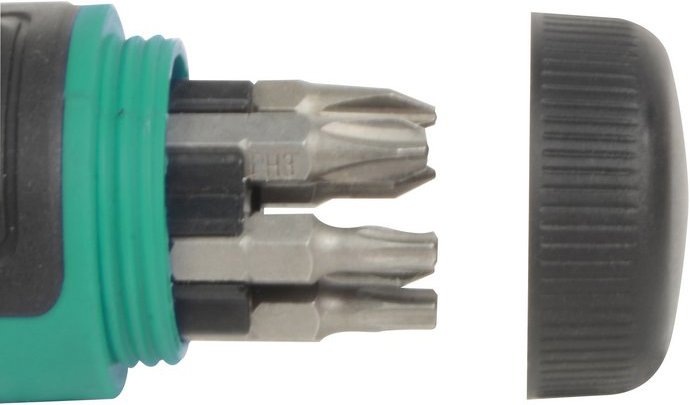 Mannesmann 12-in-1 Ratchet Screwdriver Set