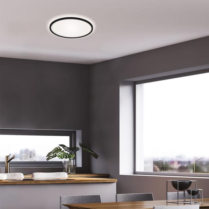 Produktbild Briloner Ultraflaches LED Panel mit LED Backlight,schwarz, 1xLED/18W (2400 lm)