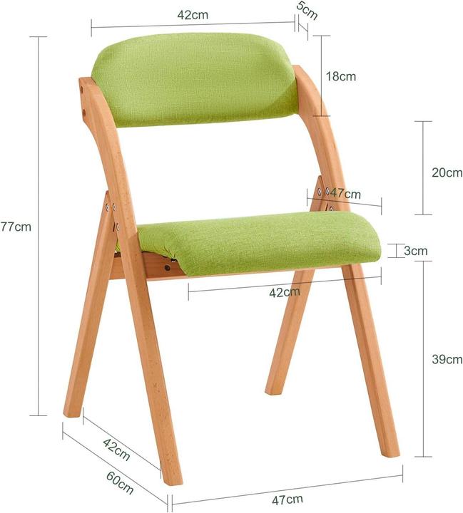 Produktbild SoBuy Klappstuhl