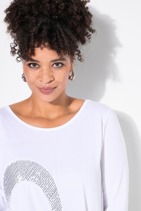 Produktbild Miamoda T-Shirt, A-Linie, Paillettenherz, Zipfelsaum (52)
