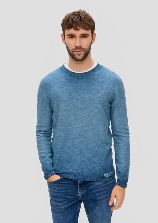 Actual product image s.Oliver Strickpullover Strickpullover mit Rollsaum (L)