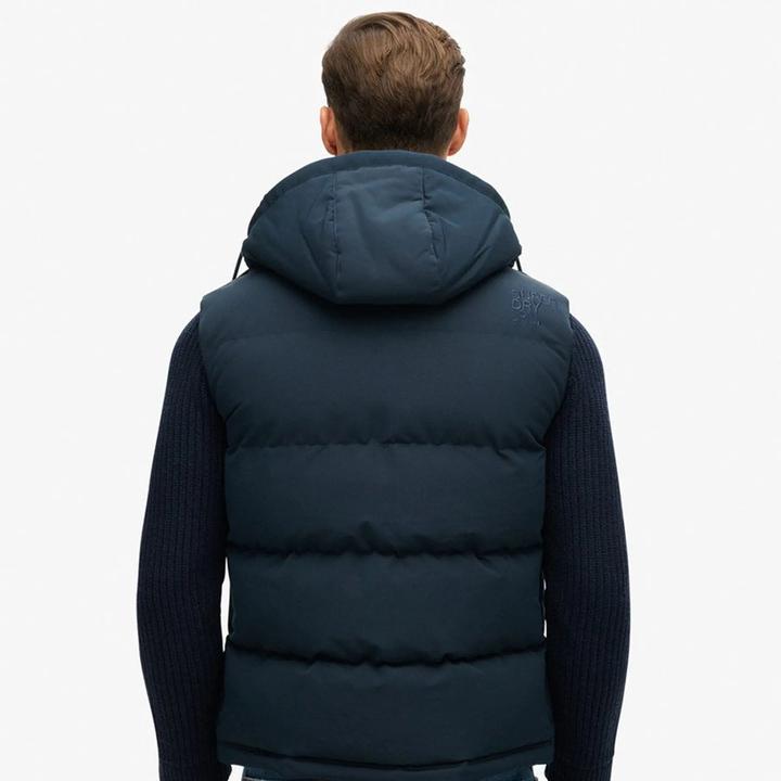 Actual product image Superdry hooded sleeveless jacket everest (M)