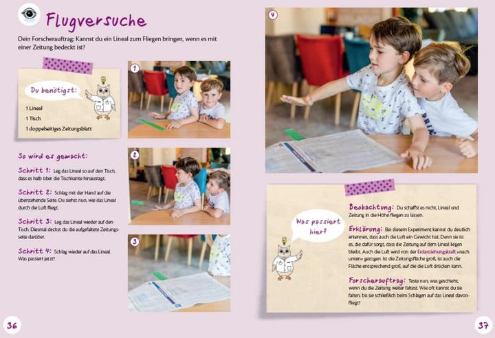 Produktbild Experimentierspass für die Kleinsten. 25 leichte Experimente für Kinder ab 3 Jahren. Schwebende (Deutsch, Christine Sinnwell-Backes, Timo Backes, 2020)
