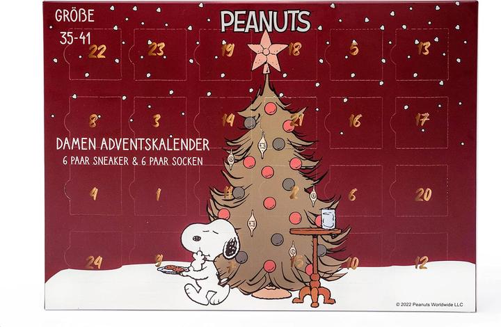 Image du produit Sockswear Calendrier de Noël avec chaussons + chaussettes longues (35 - 38)