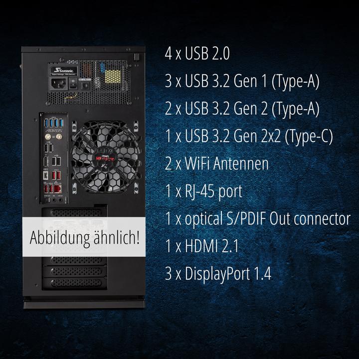 Produktbild Medion Erazer Hunter X30 RTX 4080 (Intel Core i7-13700K, 32 GB, 1000 GB, GeForce RTX 4080)